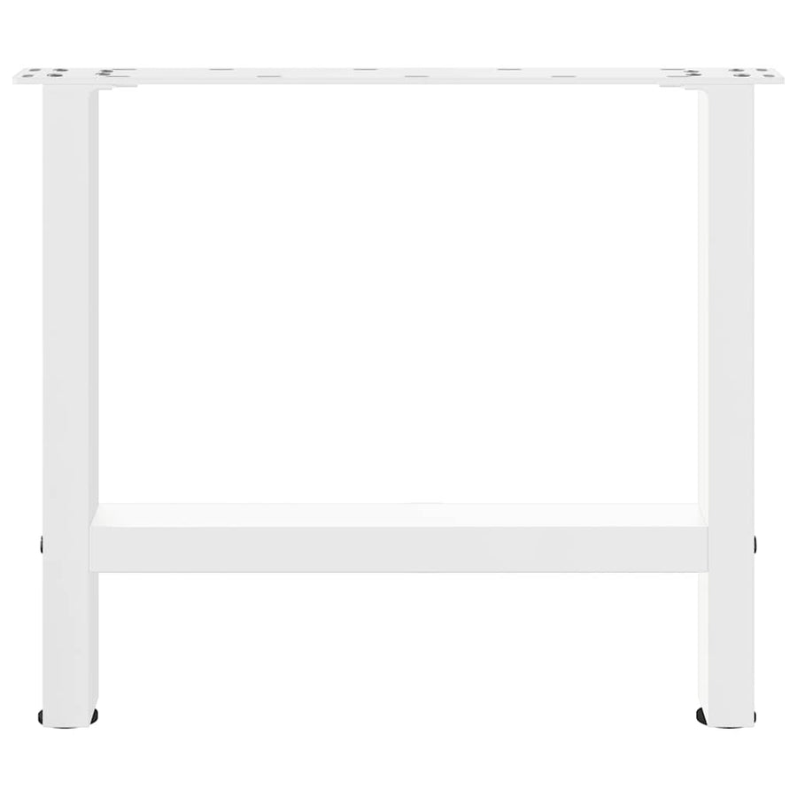 Salontafelpoten 2 st 42×50 cm staal wit