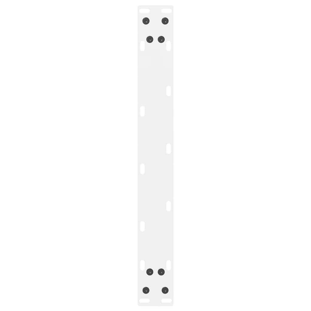 Salontafelpoten 2 st 42×50 cm staal wit
