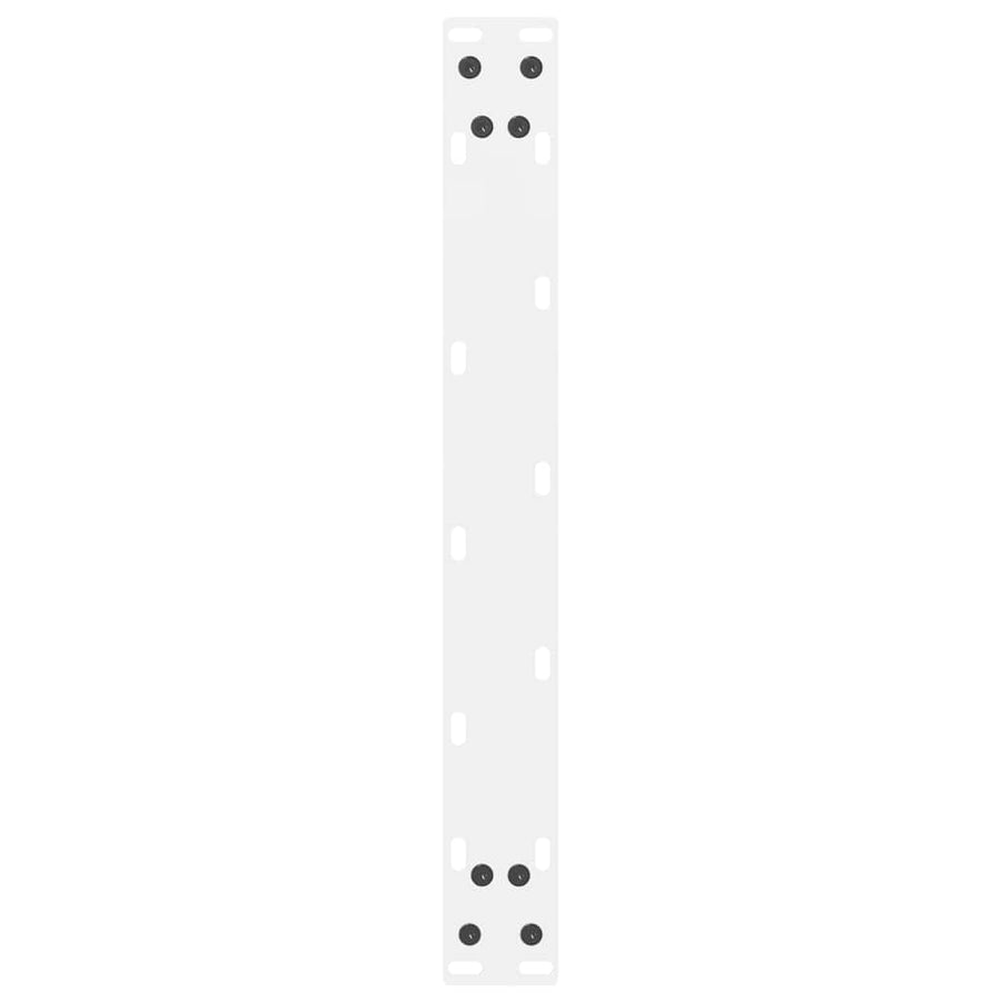 Salontafelpoten 2 st 42×50 cm staal wit