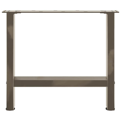 Salontafelpoten Staal Naturel 50 x (42-43) cm