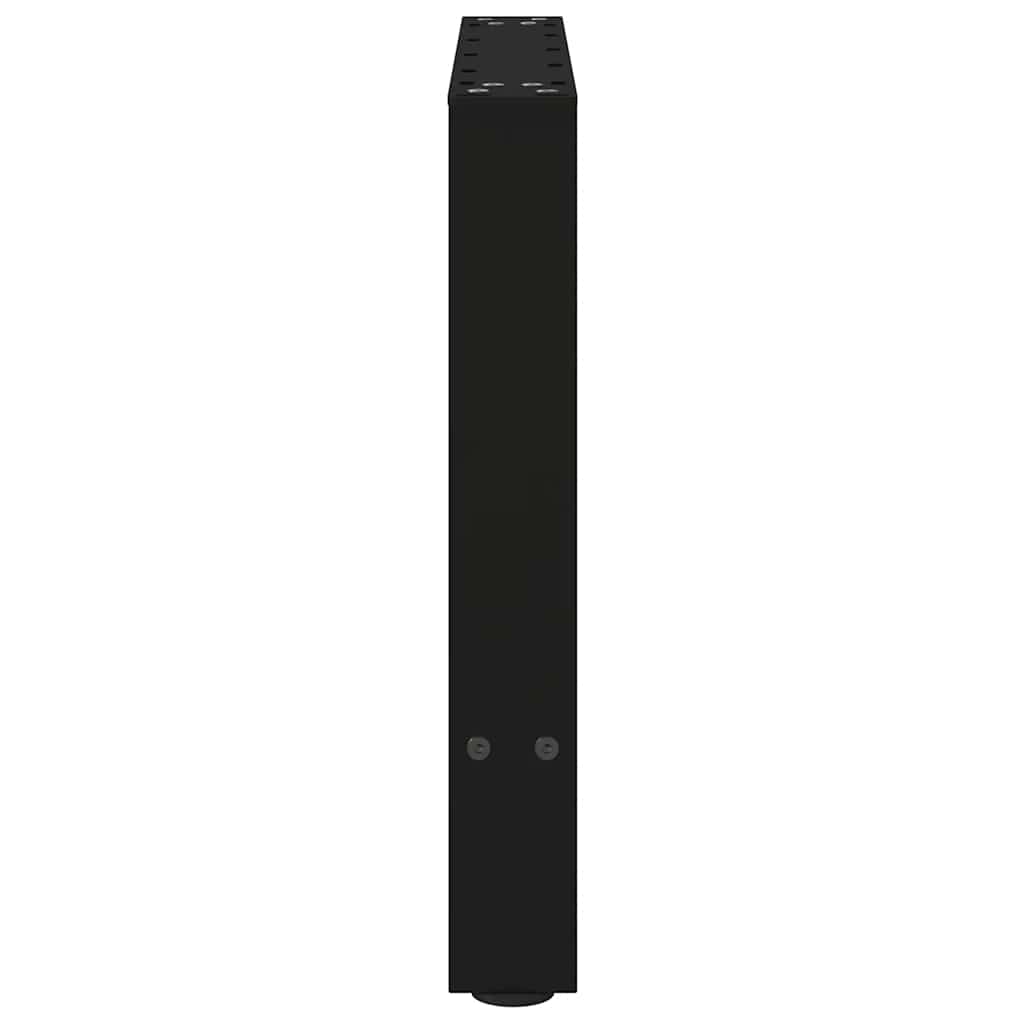 Salontafelpoten 2 st 60x(42-43) cm staal zwart