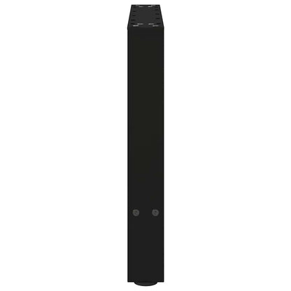 Salontafelpoten 2 st 60x(42-43) cm staal zwart