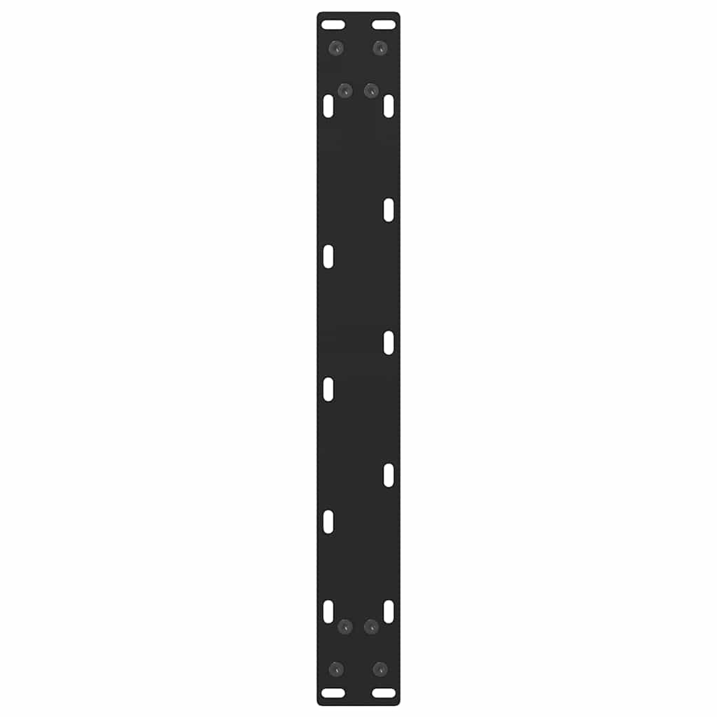 Salontafelpoten 2 st 60x(42-43) cm staal zwart