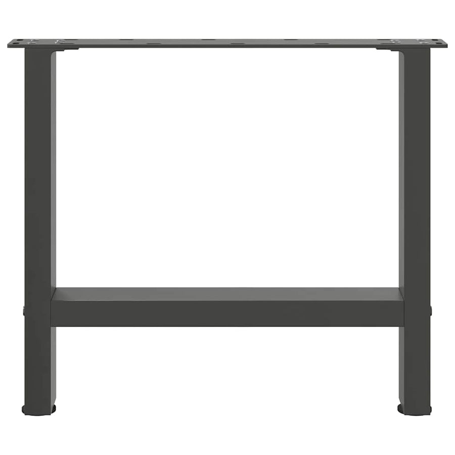 Salontafelpoten Staal Antraciet 60 x (42-43) cm