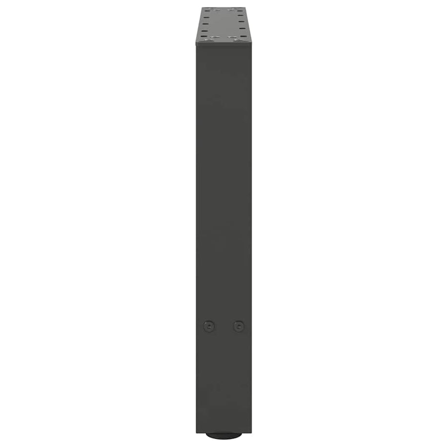 Salontafelpoten Staal Antraciet 60 x (42-43) cm
