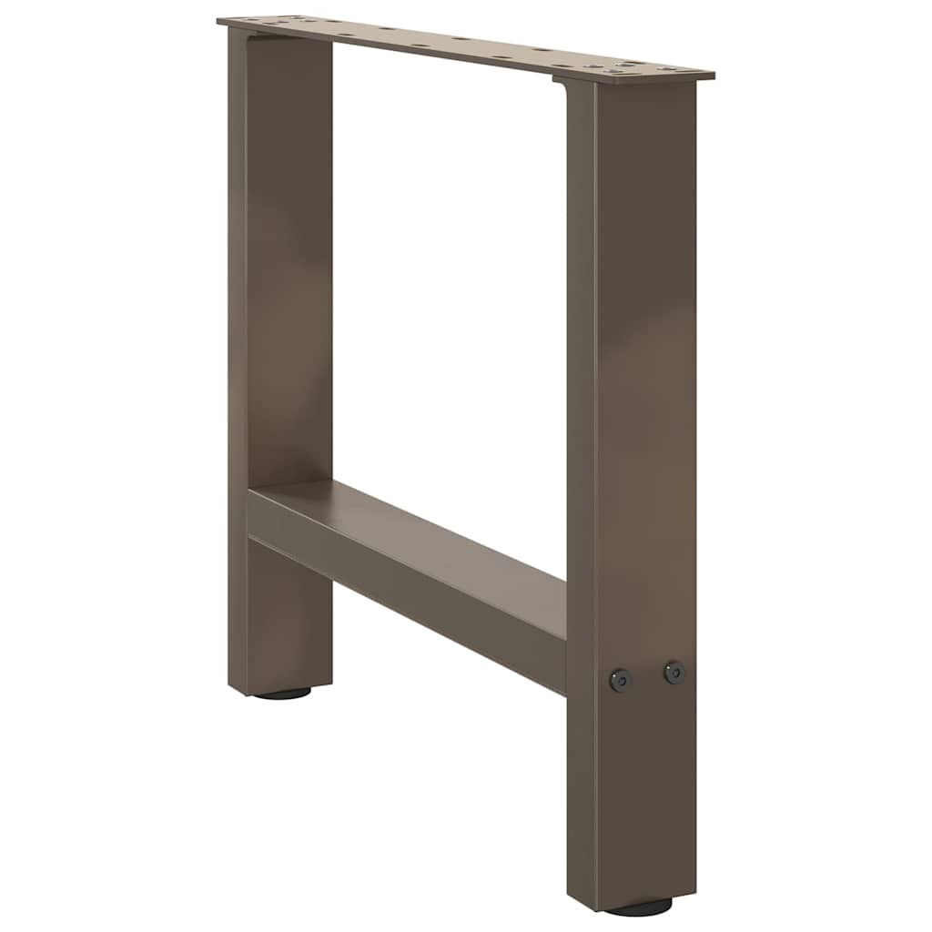 Salontafelpoten Staal Naturel 60 x (42-43) cm