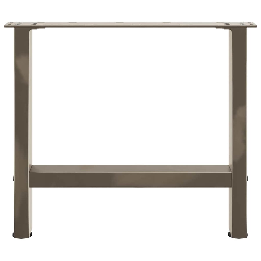 Salontafelpoten Staal Naturel 60 x (42-43) cm