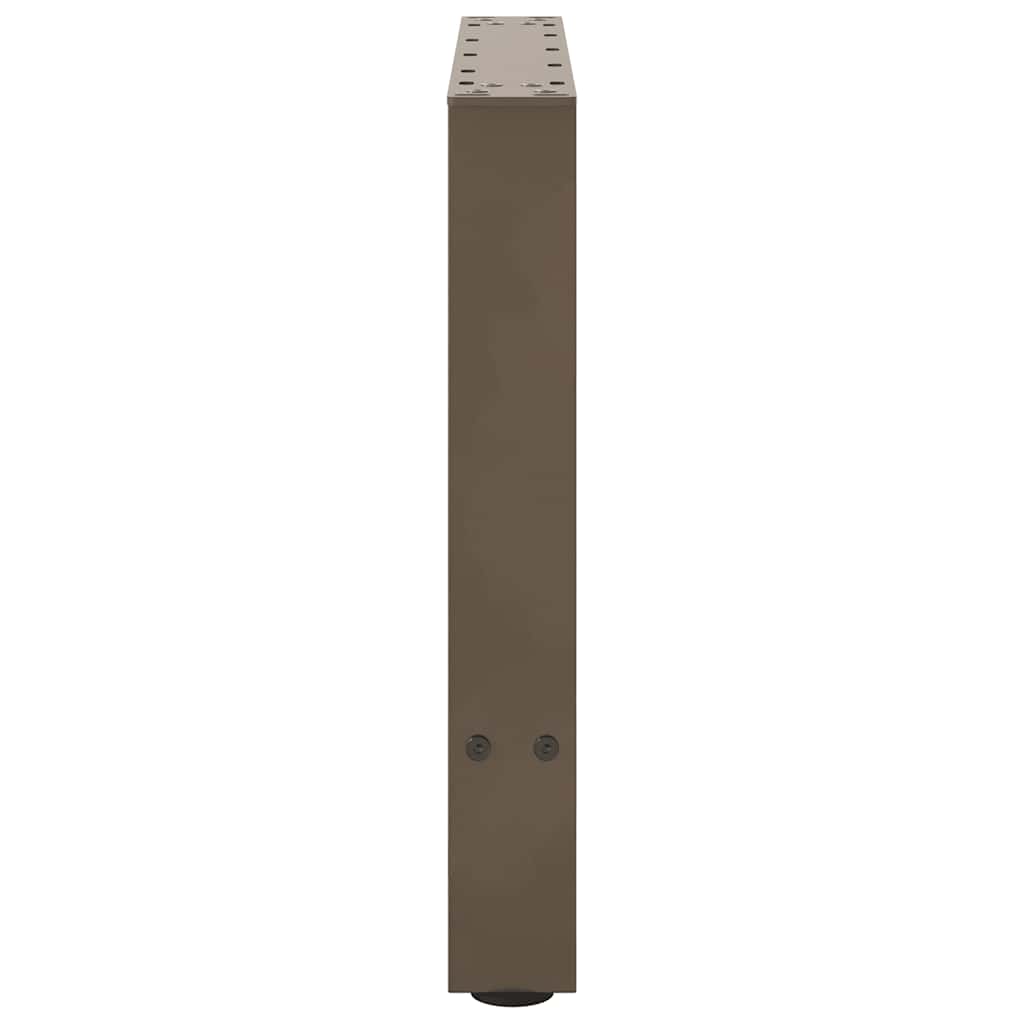 Salontafelpoten Staal Naturel 60 x (42-43) cm