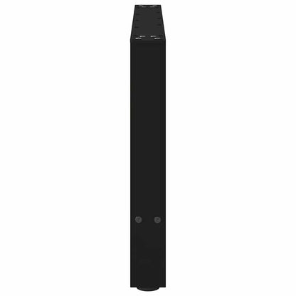Salontafelpoten 2 st 70x(42-43) cm staal zwart