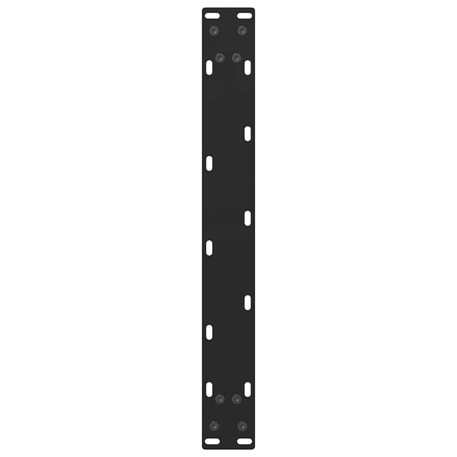Salontafelpoten 2 st 70x(42-43) cm staal zwart
