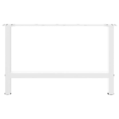 Salontafelpoten 2 st 70x(42-43) cm staal wit