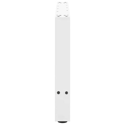 Salontafelpoten 2 st 70x(42-43) cm staal wit