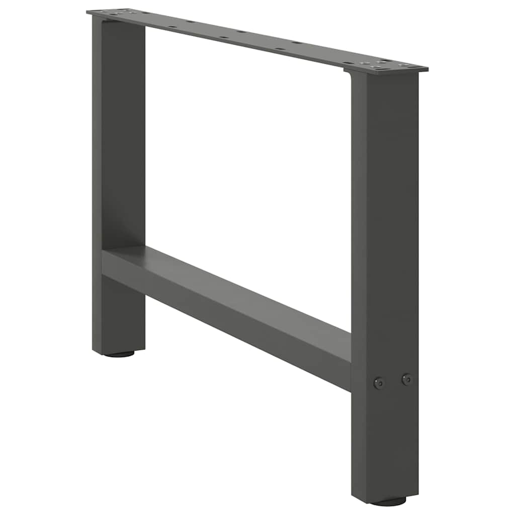Salontafelpoten 2 st 70x(42-43) cm staal antraciet