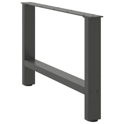 Salontafelpoten 2 st 70x(42-43) cm staal antraciet