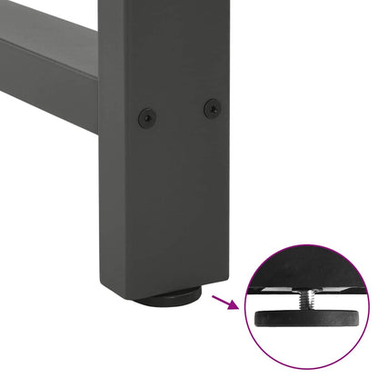 Salontafelpoten 2 st 70x(42-43) cm staal antraciet