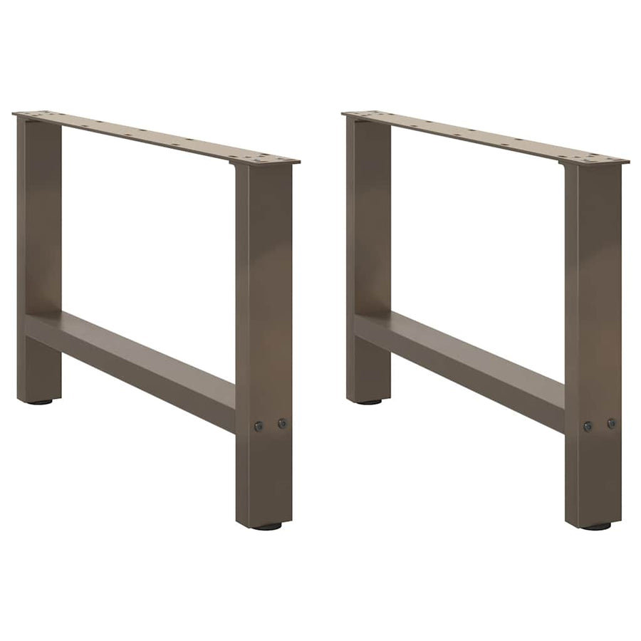 Salontafelpoten Staal Naturel 70 x (42-43) cm