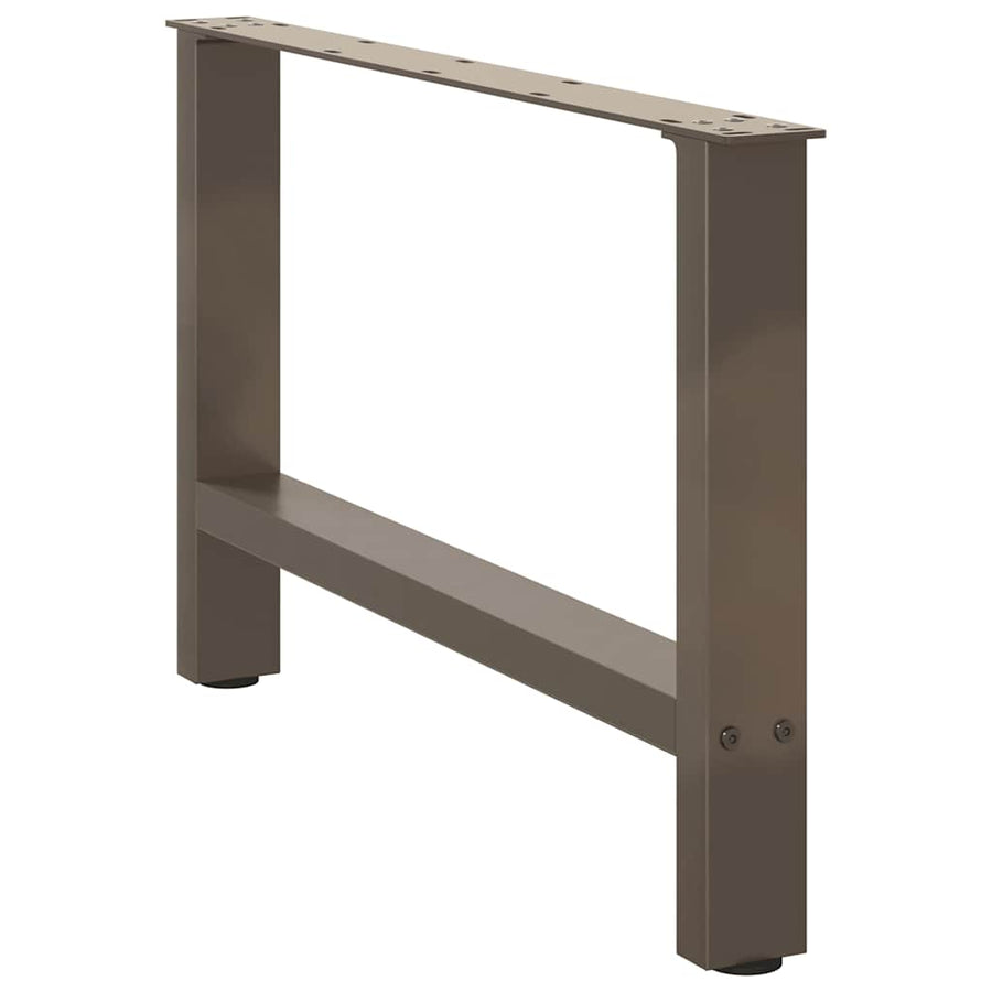 Salontafelpoten Staal Naturel 70 x (42-43) cm
