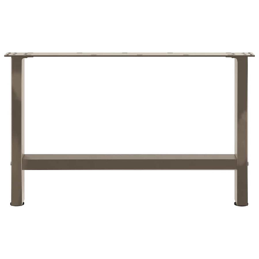 Salontafelpoten Staal Naturel 70 x (42-43) cm
