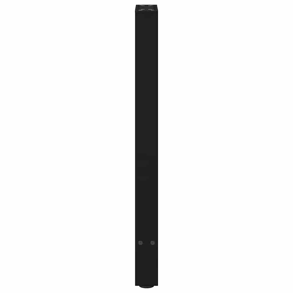 Console tafelpoten 2 st 28x(72-73) cm staal zwart