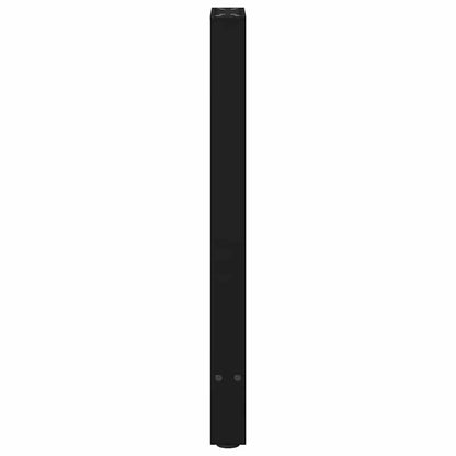 Console tafelpoten 2 st 28x(72-73) cm staal zwart