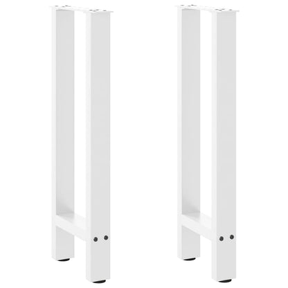Salontafelpoten 2 st 28x(72-73) cm staal wit