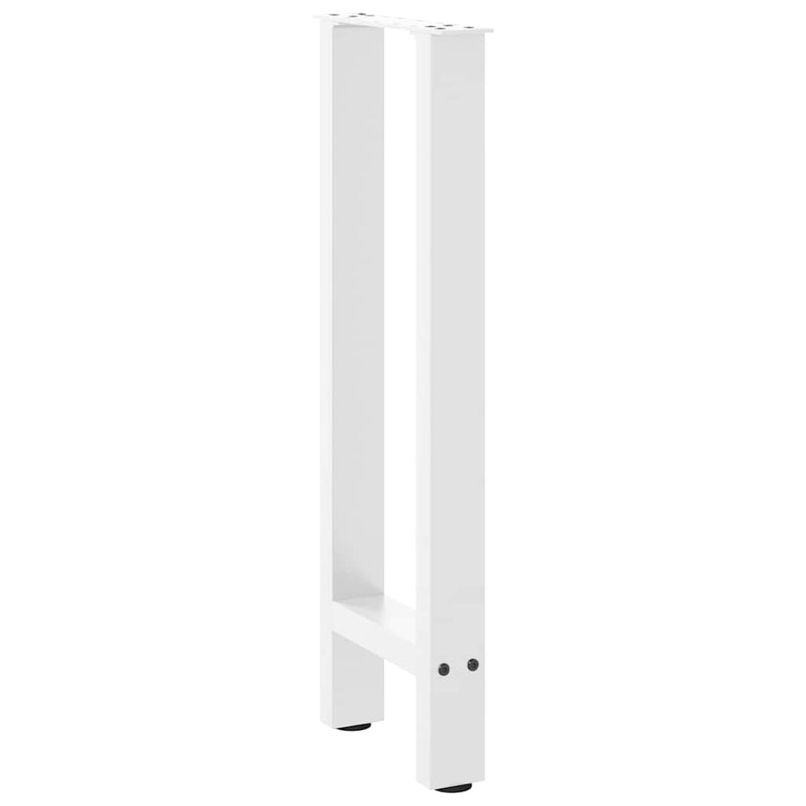 Salontafelpoten 2 st 28x(72-73) cm staal wit
