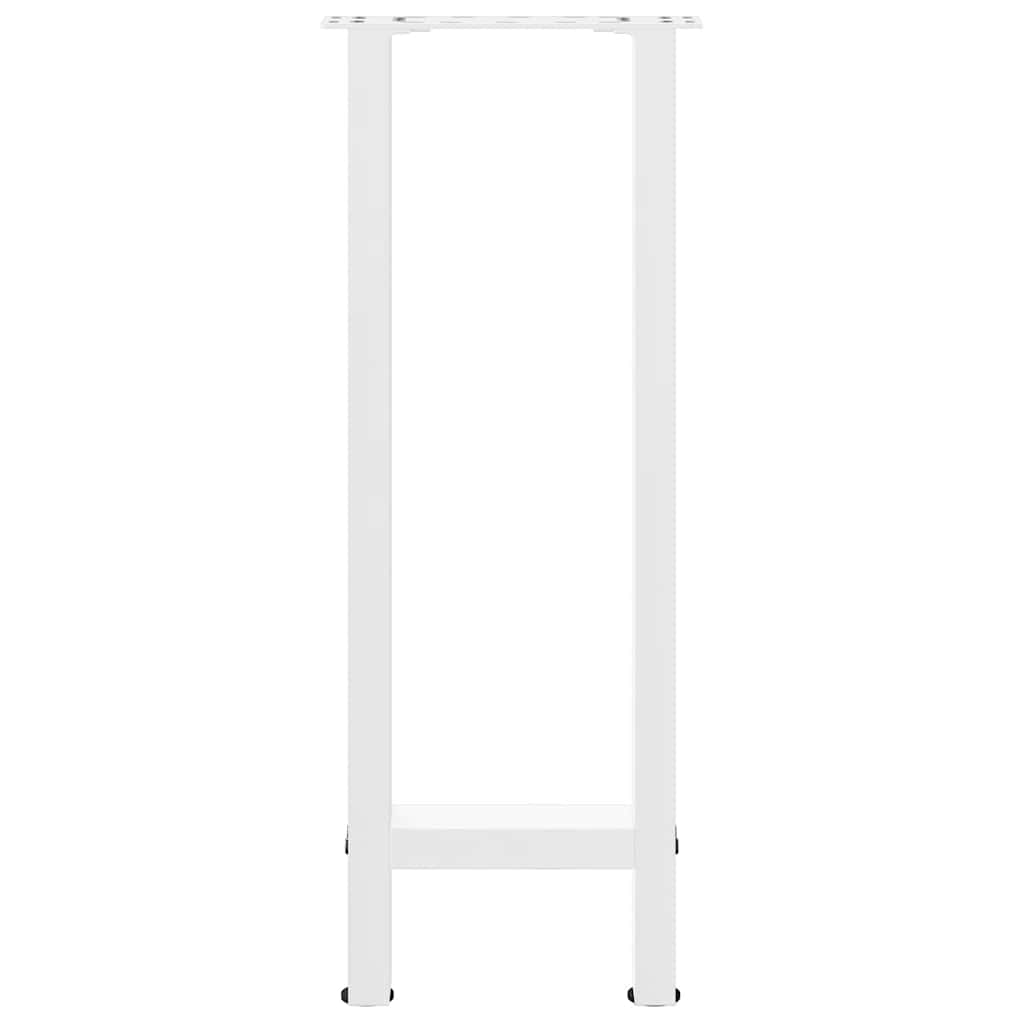Salontafelpoten 2 st 28x(72-73) cm staal wit