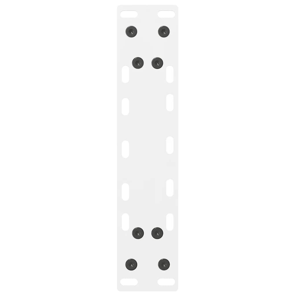 Salontafelpoten 2 st 28x(72-73) cm staal wit