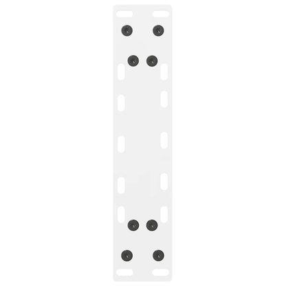 Salontafelpoten 2 st 28x(72-73) cm staal wit