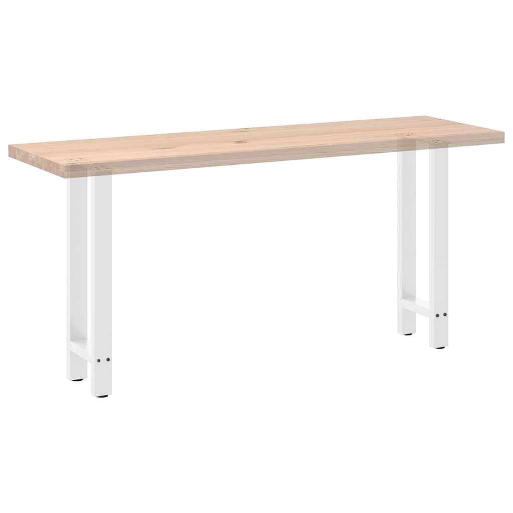 Salontafelpoten 2 st 28x(72-73) cm staal wit