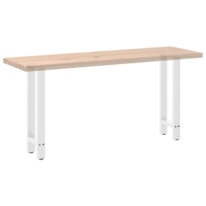 Salontafelpoten 2 st 28x(72-73) cm staal wit
