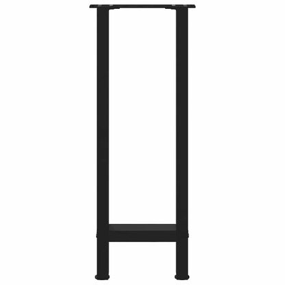 Salontafelpoten 2 st 38x(72-73) cm staal zwart