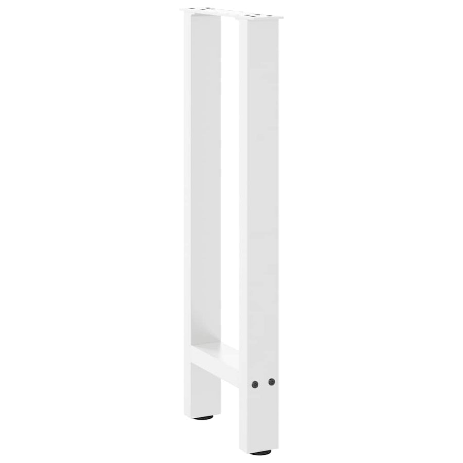 Salontafelpoten 2 st 38x(72-73) cm staal wit