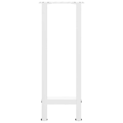 Salontafelpoten 2 st 38x(72-73) cm staal wit