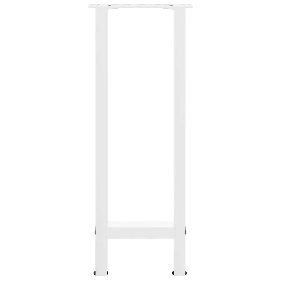 Salontafelpoten 2 st 38x(72-73) cm staal wit