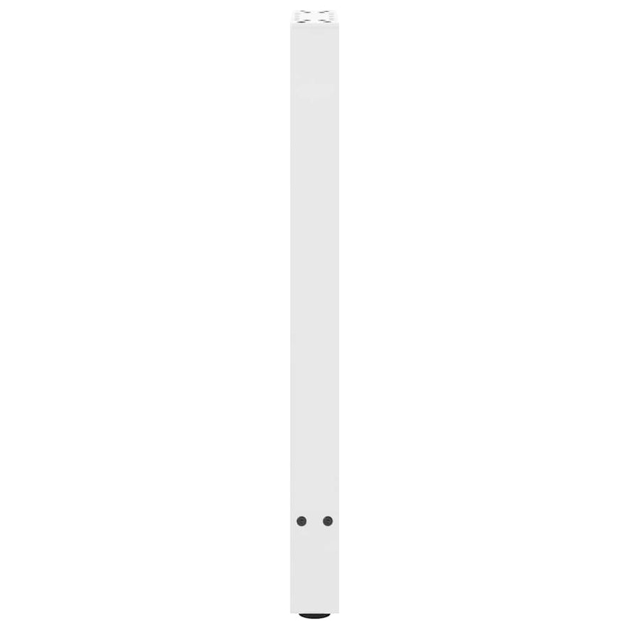 Salontafelpoten 2 st 38x(72-73) cm staal wit