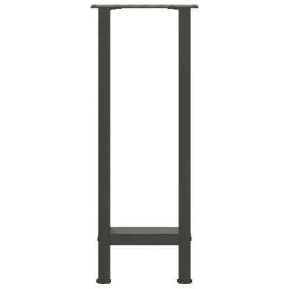 Salontafelpoten 2 st 38x(72-73) cm staal antraciet