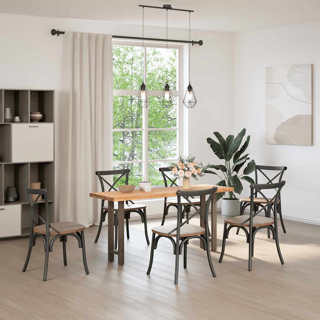 Salontafelpoten Staal Naturel 38 x (72-73) cm