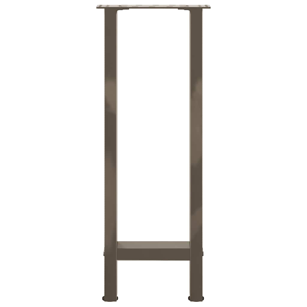 Salontafelpoten Staal Naturel 38 x (72-73) cm