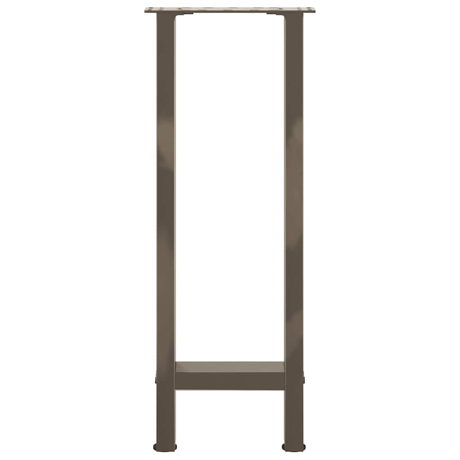 Salontafelpoten Staal Naturel 38 x (72-73) cm