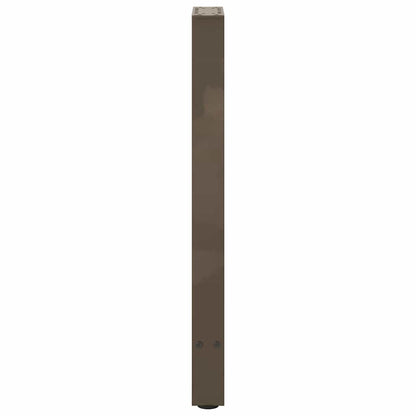 Salontafelpoten Staal Naturel 38 x (72-73) cm