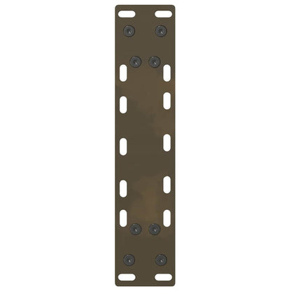 Salontafelpoten Staal Naturel 38 x (72-73) cm