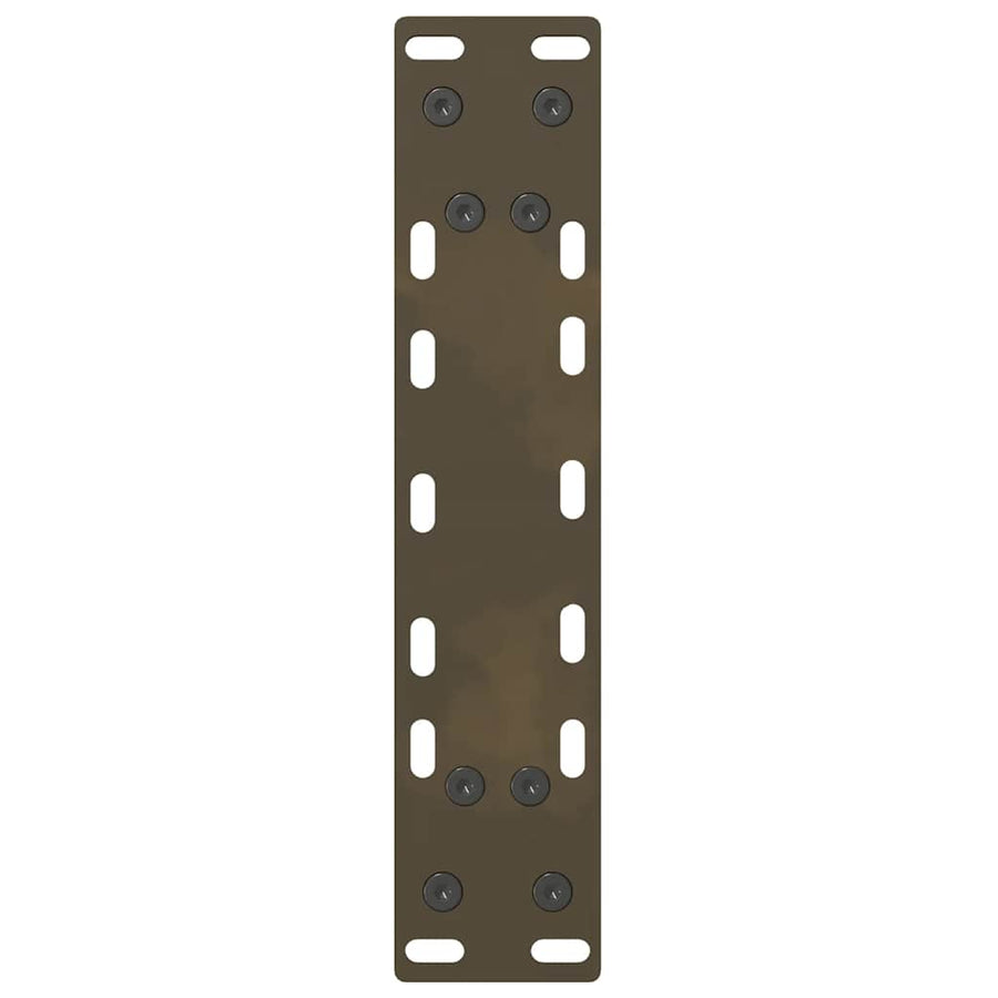 Salontafelpoten Staal Naturel 38 x (72-73) cm