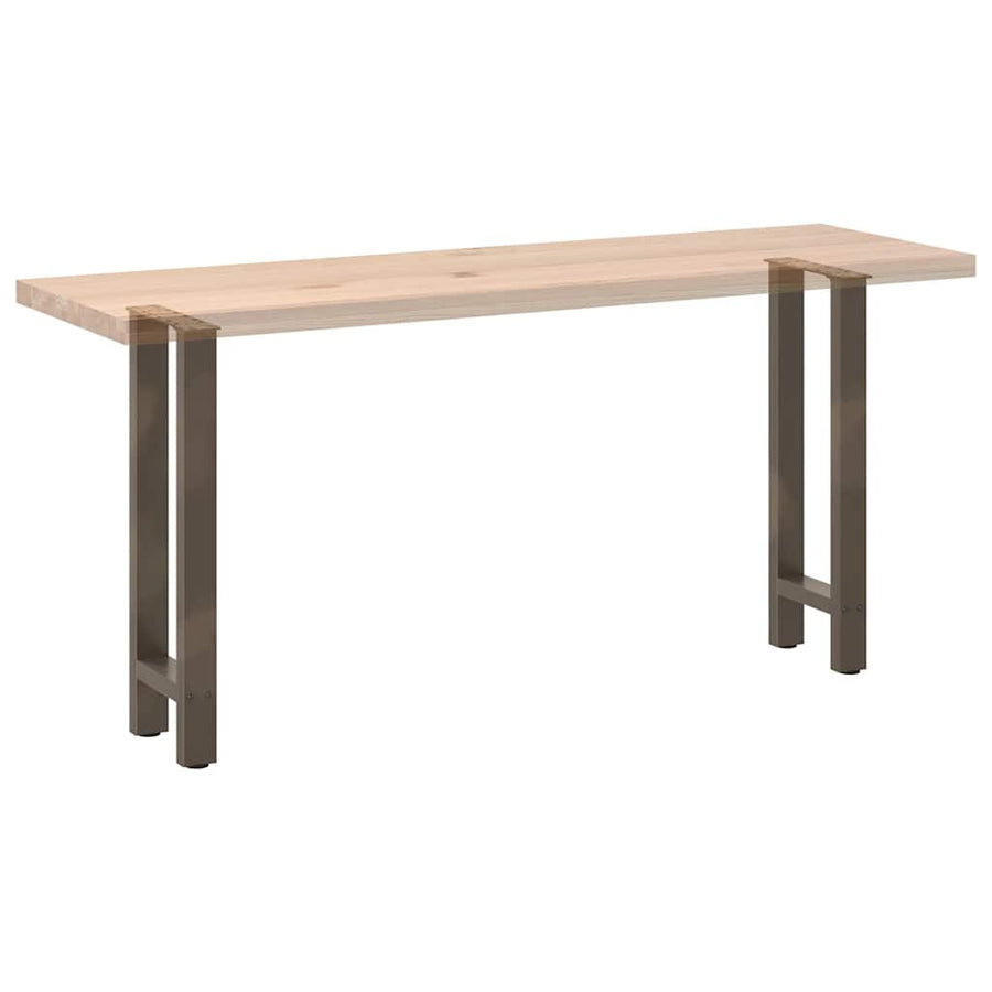 Salontafelpoten Staal Naturel 38 x (72-73) cm
