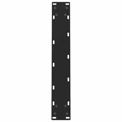 Eettafelpoten 2 st 50x(72-73) cm staal zwart