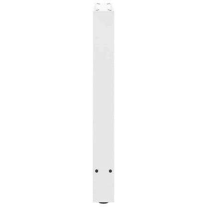 Salontafelpoten 2 st 50x(72-73) cm staal wit