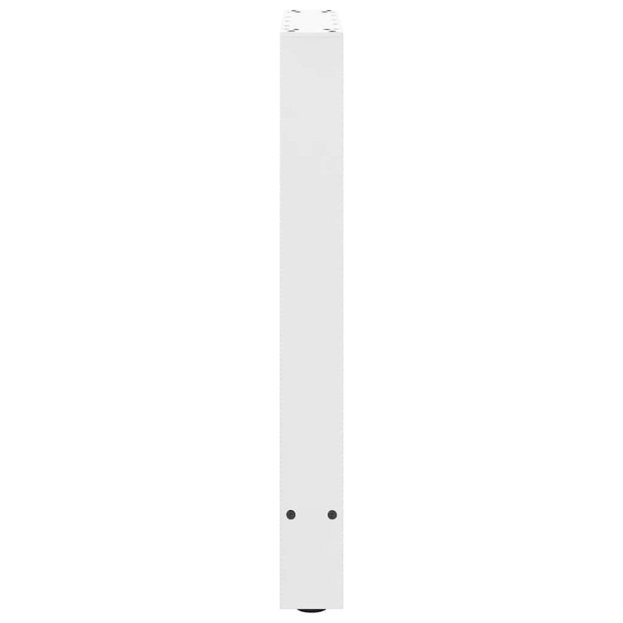 Salontafelpoten 2 st 50x(72-73) cm staal wit