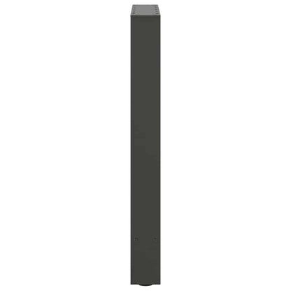Salontafelpoten 2 st 50x(72-73) cm staal antraciet