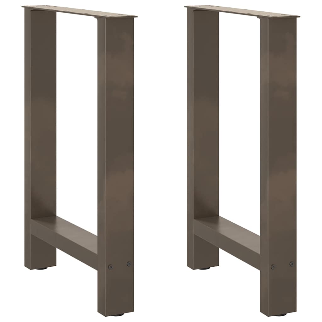 Salontafelpoten Staal Naturel 50 x (72-73) cm