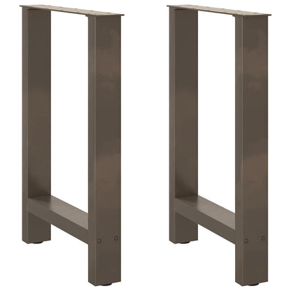 Salontafelpoten Staal Naturel 50 x (72-73) cm